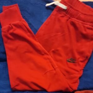 Nike Mens Bright Red Joggers